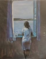 მხატვრობა - დალი სალვადორ დალი - გოგონა ფანჯარასთან