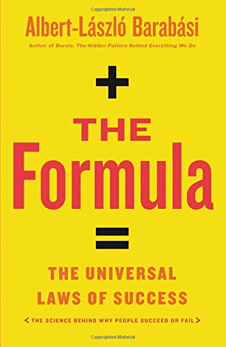 English books - Fiction - Barabasi Albert Laszlo - The Formula : The Five Laws Behind Why People Succeed 