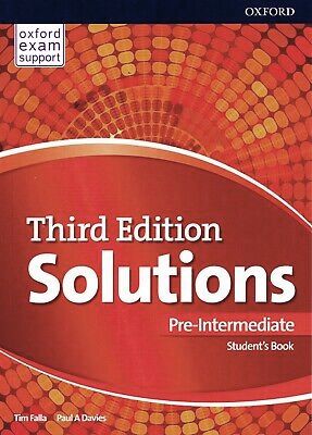 ინგლისური - Falla Tim; Davies Paul - Solutions - Pre-Intermediate (3rd Edition)