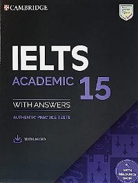 ინგლისური ენის შემსწავლელი სახელმძღვანელო - Cambridge University Press  - Cambridge IELTS #15 Academic +CD
