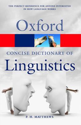ლექსიკონი - Peter Matthews - Oxford Dictionary Of Linguistics