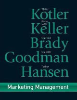 Marketing Management (First European Edition)