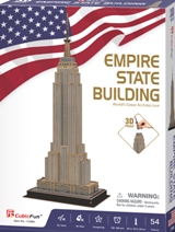 3D ფაზლი - ემფაიერ სთეით ბილდინგი / EMPIRE STATE BUILDING (54 ნაწილიანი) 5+