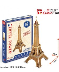 Cubicfun- 3D ფაზლი - ეიფელის კოშკი / Eiffel Tower (20 ნაწილიანი)