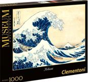 პაზლი -  - Clementoni Puzzle - ფაზლი ჰოკუსაი ტალღა 1000 ნაწილიანი Museum Collection Hokusai The Great Wave