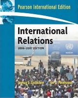 ლიტერატურა ინგლისურ ენაზე - Joshua S. Goldstein; Jon C. W. Pevehouse - International Relations, 2006-2007 Edition: International Edition
