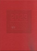 დღიური/კალენდარი -  - 2023 წლის საქმიანი დღიური - წითელი