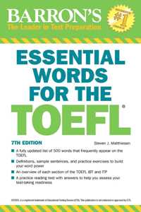 Essential Words for the TOEFL (Barron's Test Prep) 7th