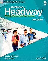 ინგლისური ენის შემსწავლელი სახელმძღვანელო - Soars Liz and John; Hancock Paul - American Headway Third Edition: Level 5 (Student Book+workbook+CD)