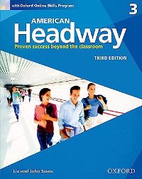 ინგლისური ენის შემსწავლელი სახელმძღვანელო - Soars Liz and John - American Headway Third Edition: Level 3 (Student Book+workbook+CD)