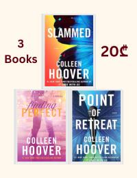 Colleen Hoover 3 Books Collection Set (Slammed, Point of Retreat, Finding Perfect)