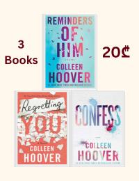 Romance - Hoover Colleen - Colleen Hoover 3 Books Collection Set (Reminders of Him, Regretting You, Confess)