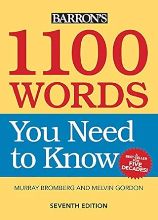 1100 words  you need to know - Barrons (seventh edition)