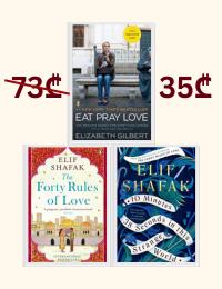 3 Books Collection Set (The Forty Rules of Love;10 Minutes 38 Seconds... ; Eat Pray Love)