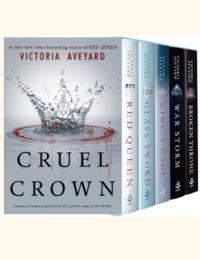 Red Queen Series (Red Queen, Glass Sword, King's Cage, War Storm & Broken Throne + Cruel Crown)