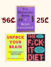 3 Books Collection Set (The Definitive Book of Body Language; The F*ck It Diet; Unfuck Your Brain)