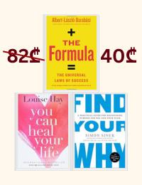 3 Books Collection Set (The Formula; Find Your Why; You Can Heal Your Life)