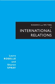 Research and Writing in International Relations