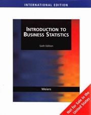 Introduction to Business Statistics (Sixth Edition)