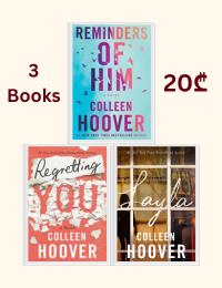 Romance - Hoover Colleen - Colleen Hoover 3 Books Collection Set (Reminders of Him, Layla, Regretting You)