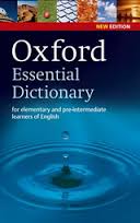 Oxford Essential Dictionary (for elementary and pre-intermediate learners of English