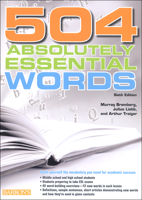 504 Absolutely Essential Words, 6th Edition