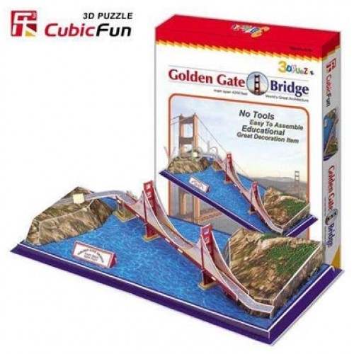 Golden Gate - 3D Puzzle