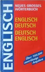 Neues großes Wörterbuch, Deutsch-Englisch, Englisch-Deutsch