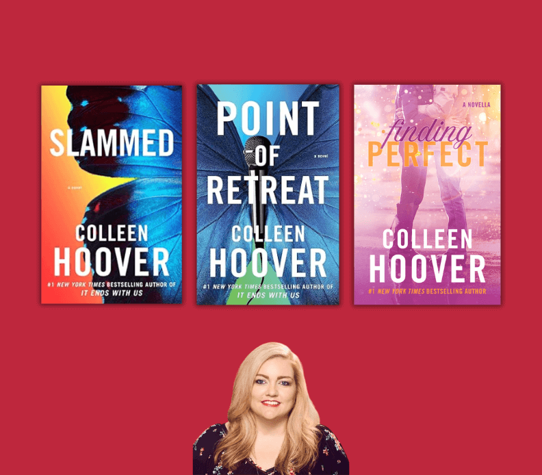 Colleen Hoover 3 Books Collection Set (Slammed, Point of Retreat, Finding Perfect)