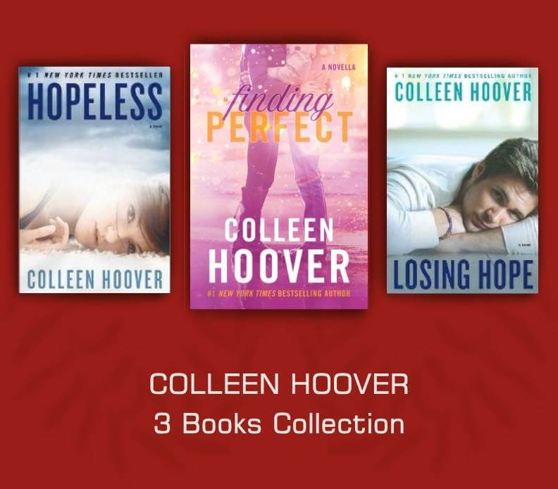 Colleen Hoover 3 Books Collection Set (Hopeless; Losing Hope; Finding Perfect)