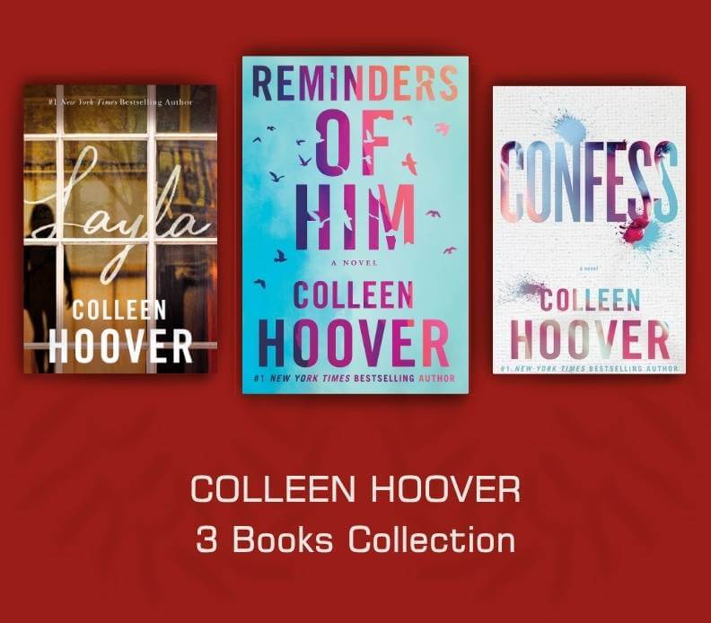 Colleen Hoover 3 Books Collection Set (Layla; Confess; Reminders of Him)