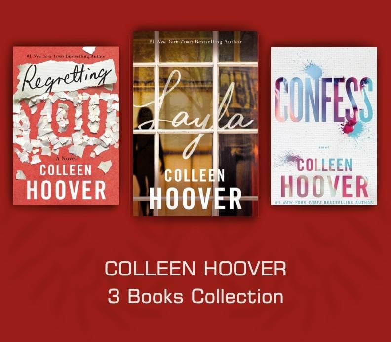 Colleen Hoover 3 Books Collection Set (Regretting You; Layla; Confess)