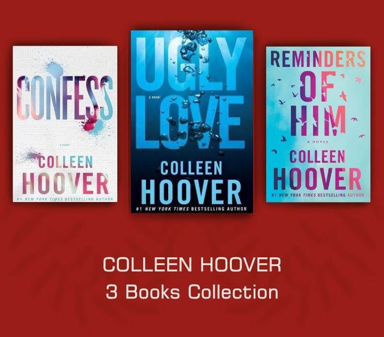 Colleen Hoover 3 Books Collection Set (Confess; Reminders of Him; Ugly Love)