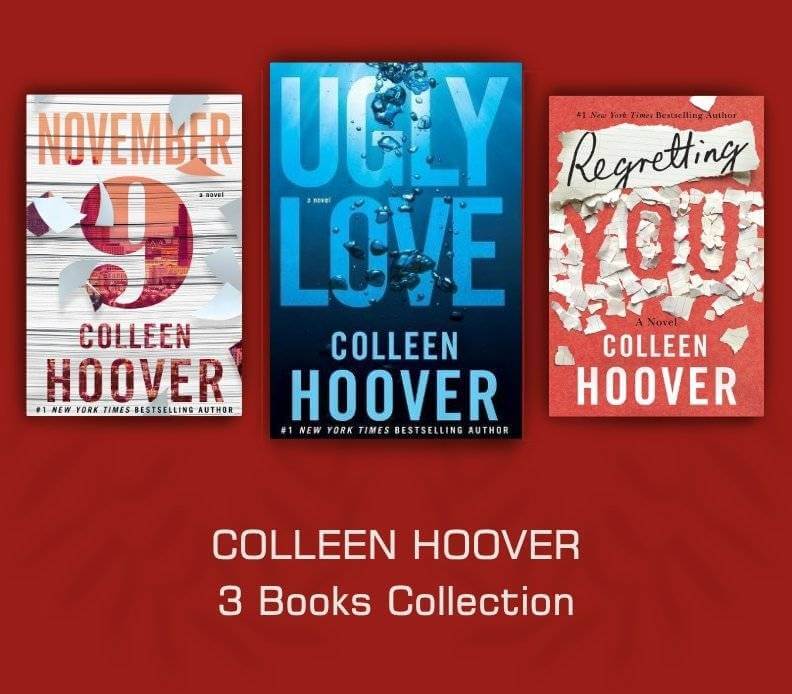 Colleen Hoover 3 Books Collection Set (Regretting You; Ugly Love; November 9)